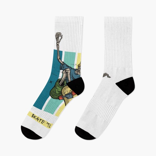 Item preview, Preppy Skeleton Skating || Skate 'Til You Break designed and sold by MarElfArtelier.