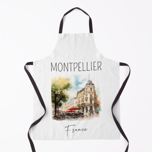 Item preview, Watercolor Design of Montpellier - France designed and sold by Sketch-Shack.