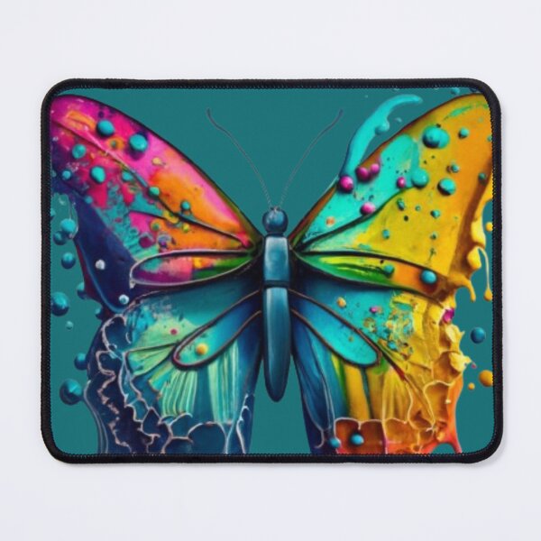 Item preview, vibrant butterfly oil artwork designed and sold by ksfashionideas.