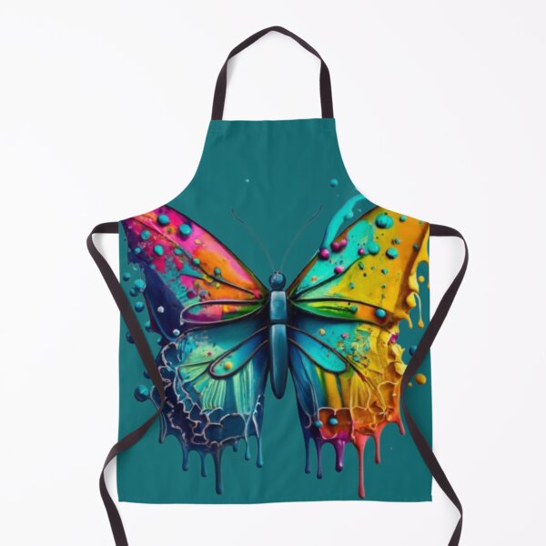 Item preview, vibrant butterfly oil artwork designed and sold by ksfashionideas.