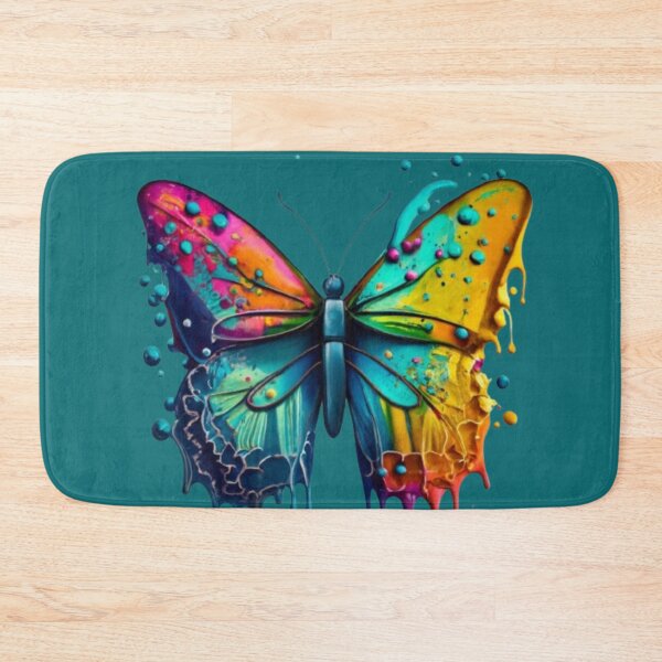Item preview, vibrant butterfly oil artwork designed and sold by ksfashionideas.