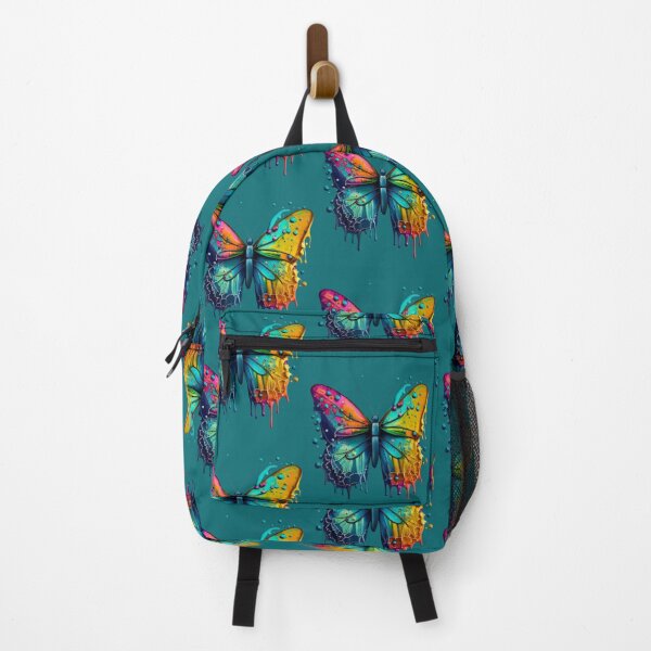 Item preview, vibrant butterfly oil artwork designed and sold by ksfashionideas.