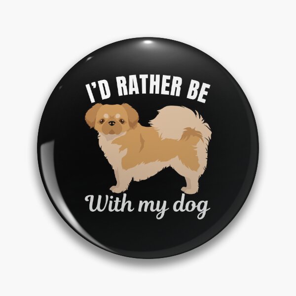 Item preview, Prefiero estar con mi perro, dicen divertidos dueños o amantes de la raza Spaniel Tibetano designed and sold by NBSStore.