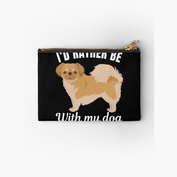 Item preview, I'd rather be with my dog, funny Tibetan Spaniel breed owners or lovers saying  designed and sold by NBSStore.