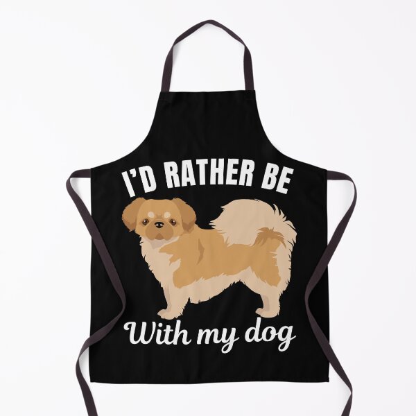 Item preview, I'd rather be with my dog, funny Tibetan Spaniel breed owners or lovers saying  designed and sold by NBSStore.