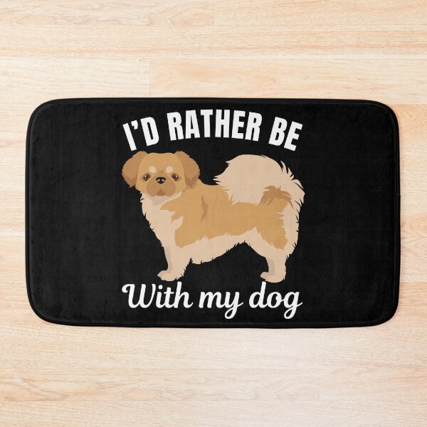 Item preview, I'd rather be with my dog, funny Tibetan Spaniel breed owners or lovers saying  designed and sold by NBSStore.