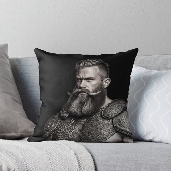 Item preview, Muscular viking with a beard designed and sold by Elitegraff.