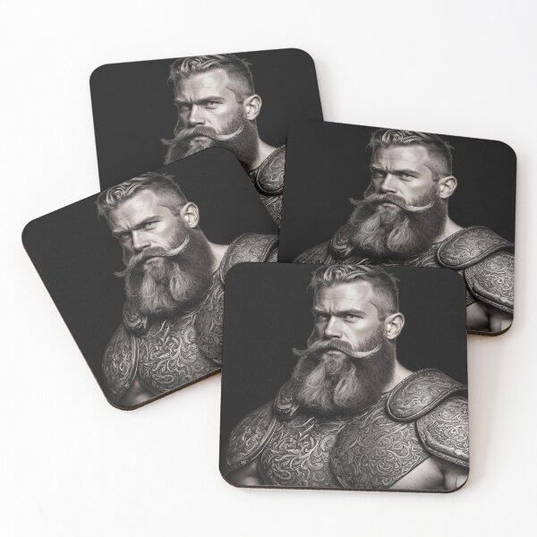 Item preview, Muscular viking with a beard designed and sold by Elitegraff.