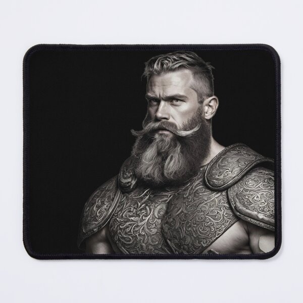 Item preview, Muscular viking with a beard designed and sold by Elitegraff.