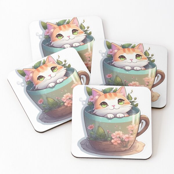 Item preview, coffee and cats designed and sold by T-shirtJohny.