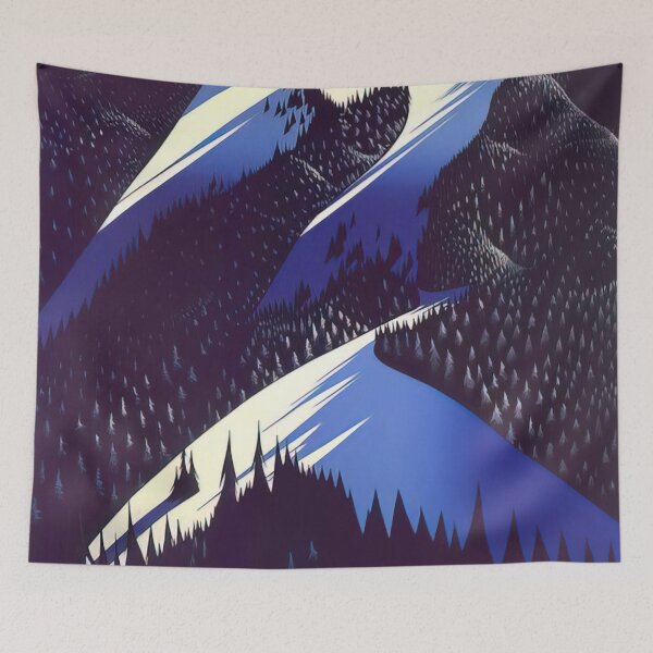 Item preview, Eyvind Earle - Black Evergreen Forest designed and sold by thompart.