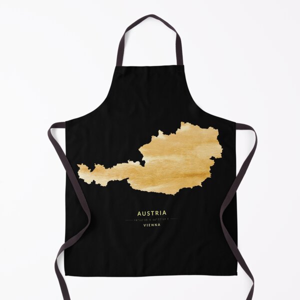 Item preview, Austria map in gold color designed and sold by Jerhus.