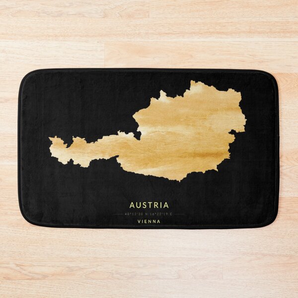Item preview, Austria map in gold color designed and sold by Jerhus.