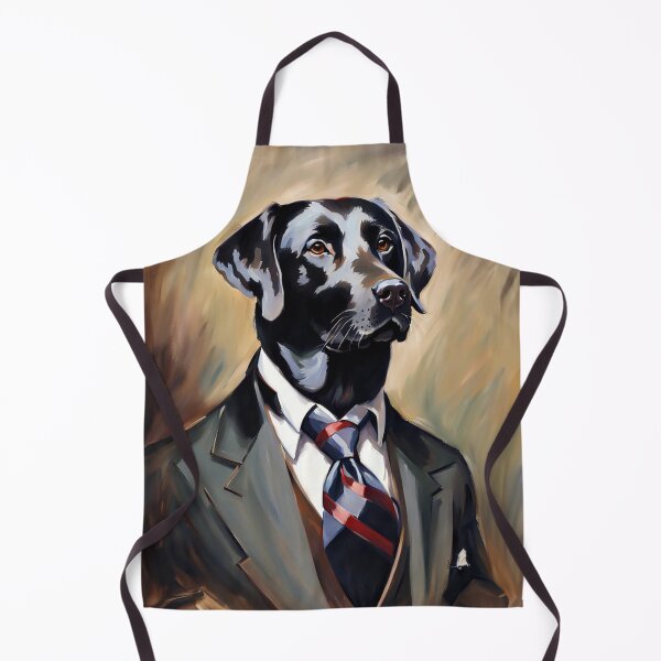 Item preview, Black Labrador Retriever Portrait in Business Suit designed and sold by Futurebeachbum.