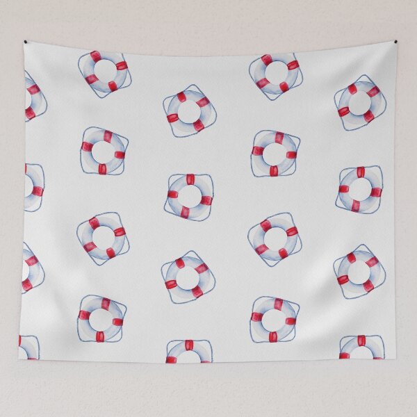 Item preview, Lifebuoy marine pattern designed and sold by Sankarin.