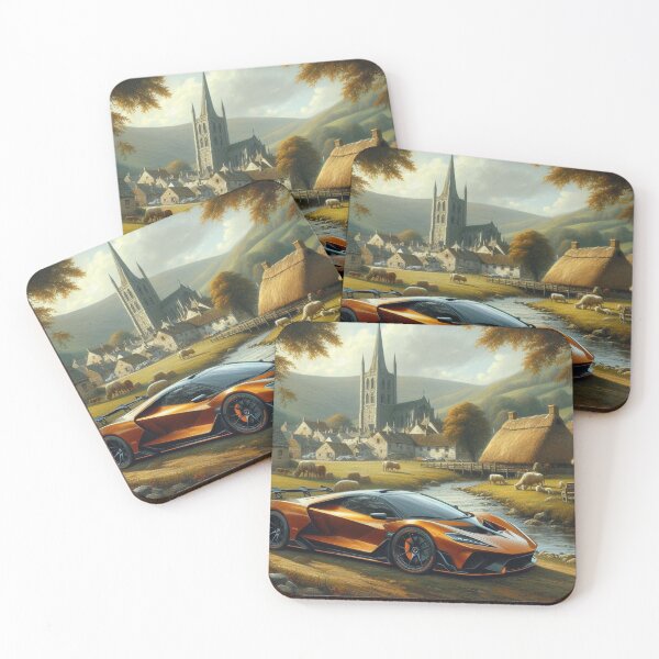 Item preview, Village supercar landscape designed and sold by VistaVelocity.