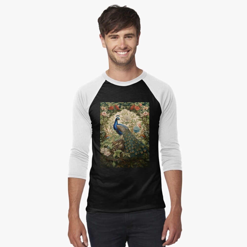 Item preview, Baseball ¾ Sleeve T-Shirt designed and sold by AntiqueImages.