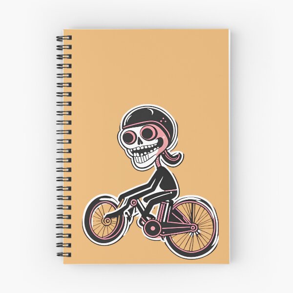 Item preview, skeleton on a bicycle  designed and sold by WATERDUST.