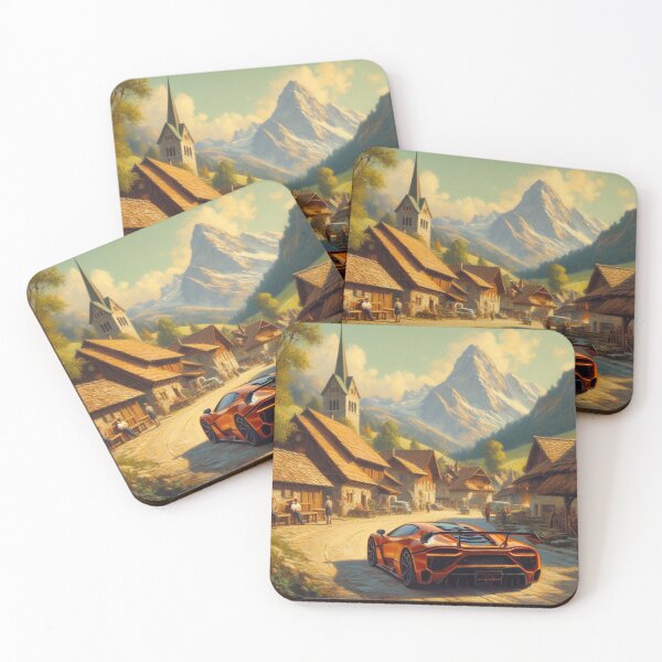 Item preview, Mountain Village supercar landscape designed and sold by VistaVelocity.