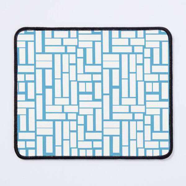 Item preview, Rectangles in white against a blue background designed and sold by MiliMDesign.