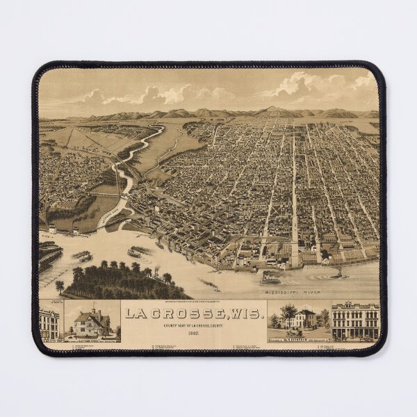 Item preview, La Crosse, Wisconsin (1887) designed and sold by allhistory.