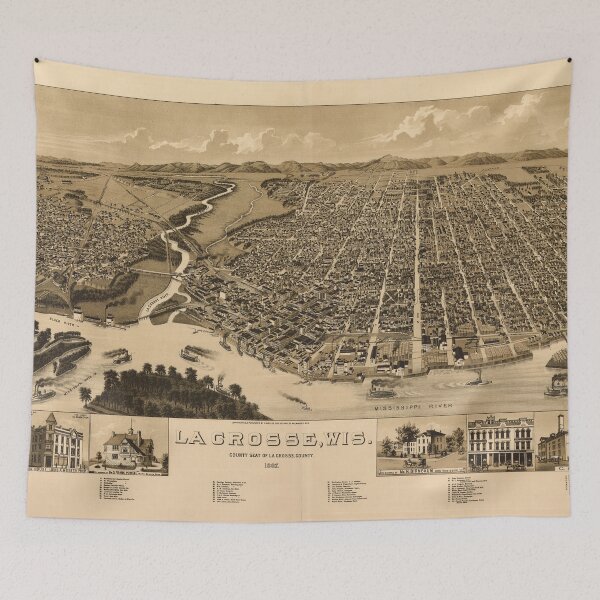 Item preview, La Crosse, Wisconsin (1887) designed and sold by allhistory.