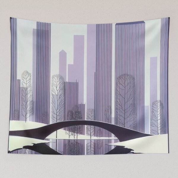 Aperçu de l'œuvre Eyvind Earle - Central Park créée et vendue par thompart.