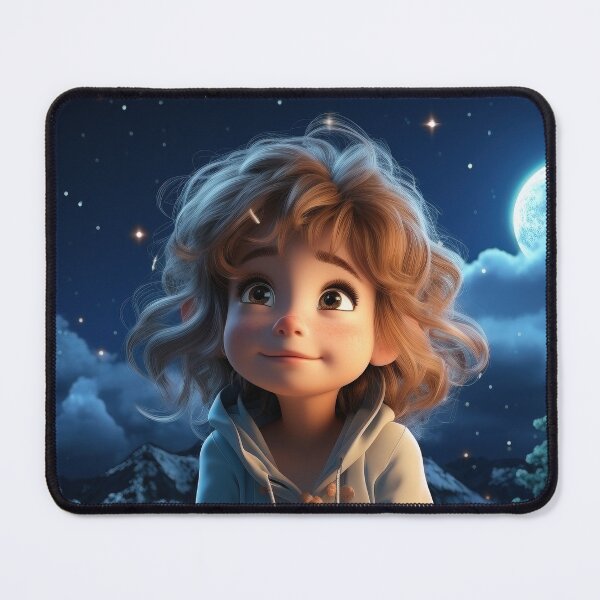 Item preview, Cute goodnight gnome girl sitting on the bed designed and sold by Bettina  Kienitz.