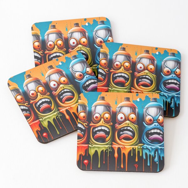 Item preview, Colorful Graffiti Spray Cans designed and sold by DisneyKrayzie.