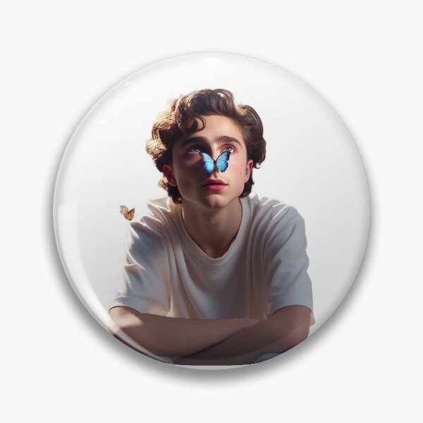 Item preview, Elio Perlman and blue butterfly CMBYN designed and sold by cmbynjournal.