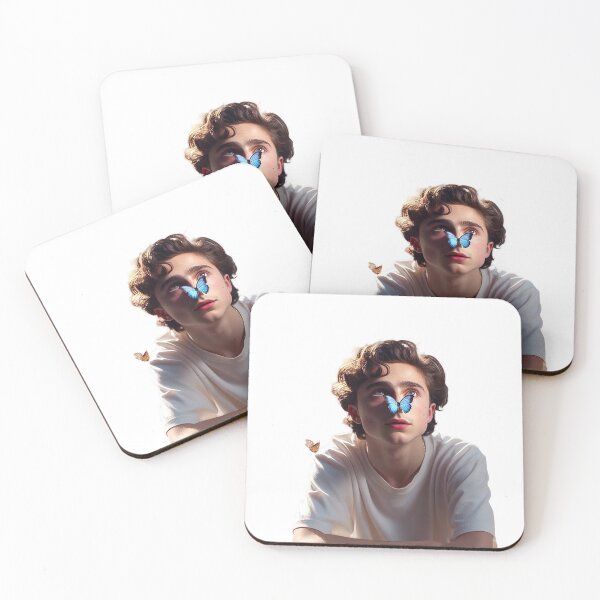 Item preview, Elio Perlman and blue butterfly CMBYN designed and sold by cmbynjournal.