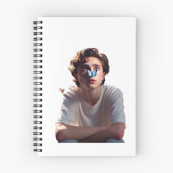 Item preview, Elio Perlman and blue butterfly CMBYN designed and sold by cmbynjournal.