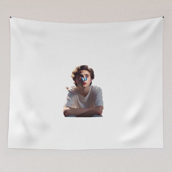 Item preview, Elio Perlman and blue butterfly CMBYN designed and sold by cmbynjournal.