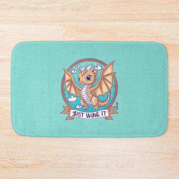 Item preview, Just Wing It - Fearless Dragon in Flight  designed and sold by SPIRIMAL.