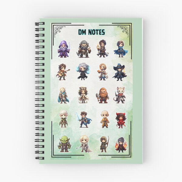 Item preview, Notebook For DM's designed and sold by stainedglass101.
