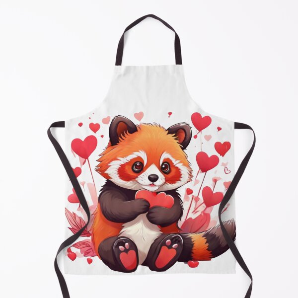 Item preview, Red Panda Valentine, Red Panda Hearts designed and sold by Krieghorn.