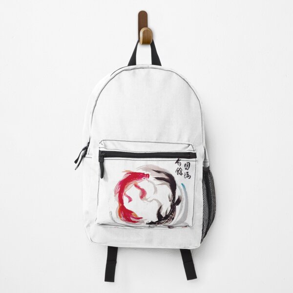 Item preview, Yin Yang Taichi Fish Chinese Brush Ink Painting designed and sold by joannahliu.