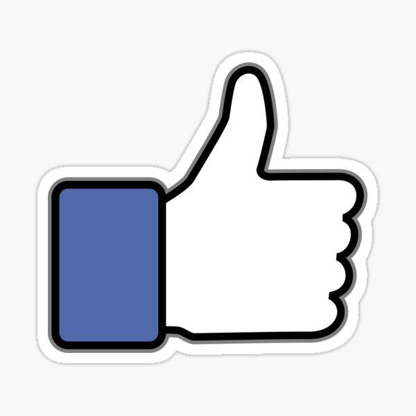 Daumen hoch runter Sticker