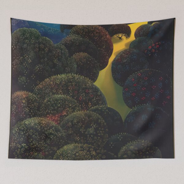 Aperçu de l'œuvre Eyvind Earle - Pâturage caché créée et vendue par thompart.