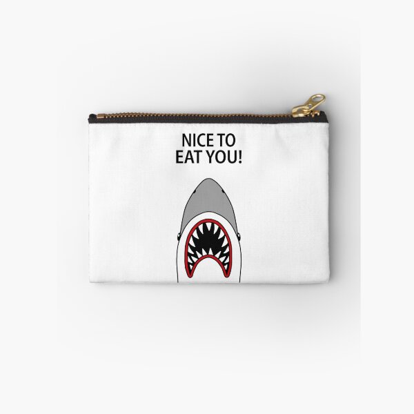 Item preview, Nice to Eat You Scary Cartoon Shark designed and sold by Scat the cat.