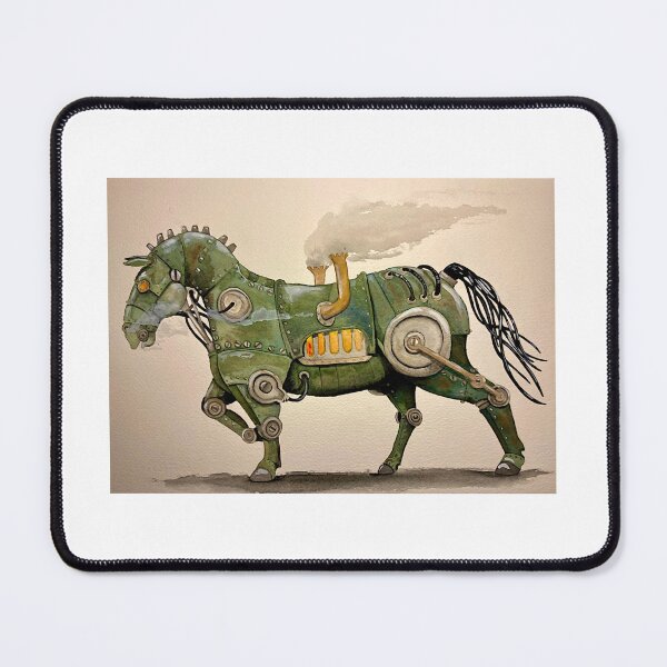 Item preview, Green Steampunk horse designed and sold by Staffan84.