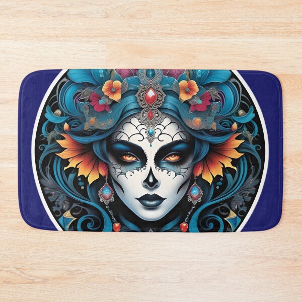 Item preview, Demonic Beauty With Petals And Gemstones designed and sold by PinkAlchemy.