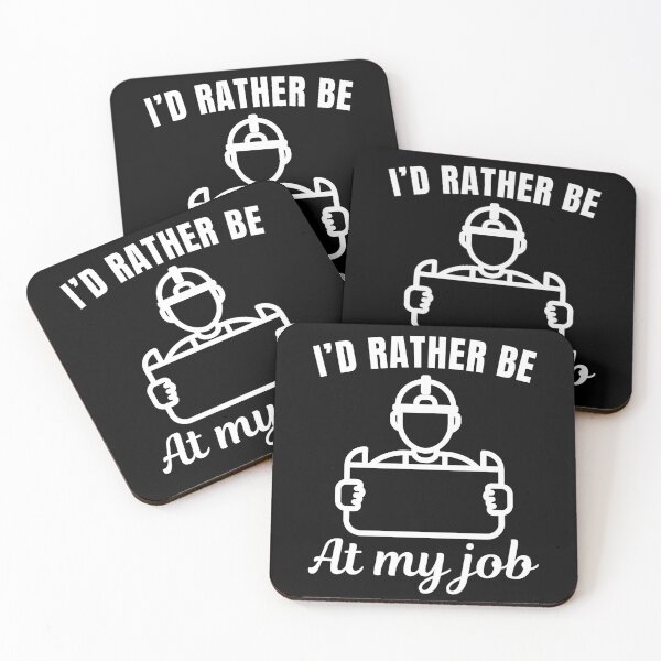 Item preview, I'd rather be at my job, funny architect profession or occupation saying designed and sold by NBSStore.