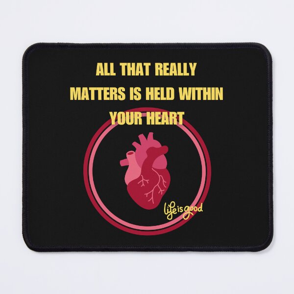 Item preview, ALL THAT REALLY MATTERS,A GOOD HEART designed and sold by BandM Jos-Wilias.