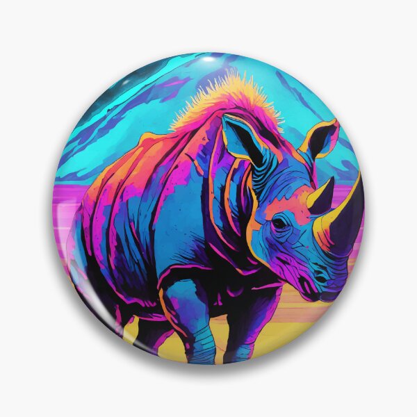 Item preview, neon rhino designed and sold by J-Brezy.