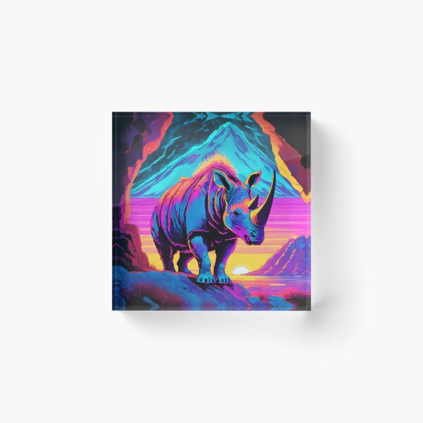 Item preview, neon rhino designed and sold by J-Brezy.