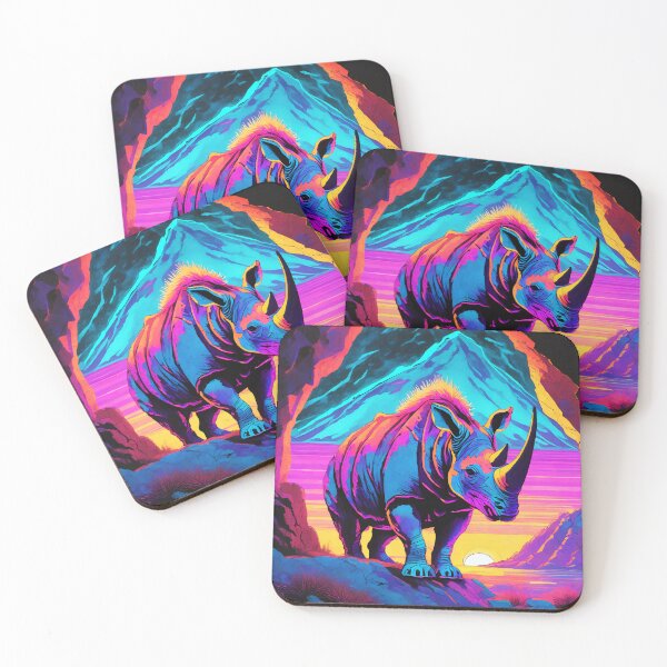 Item preview, neon rhino designed and sold by J-Brezy.