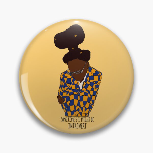 Item preview, "Sometimes I Might Be Introvert" Little Simz Album Quote Print Design  designed and sold by abldesign.