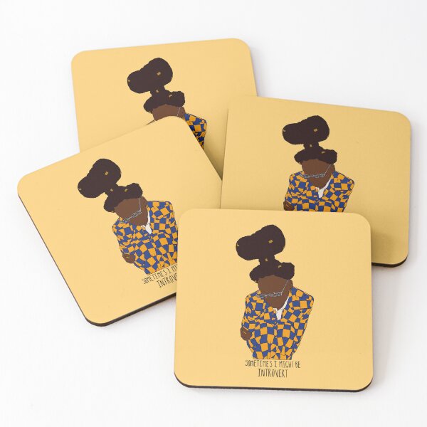 Item preview, "Sometimes I Might Be Introvert" Little Simz Album Quote Print Design  designed and sold by abldesign.