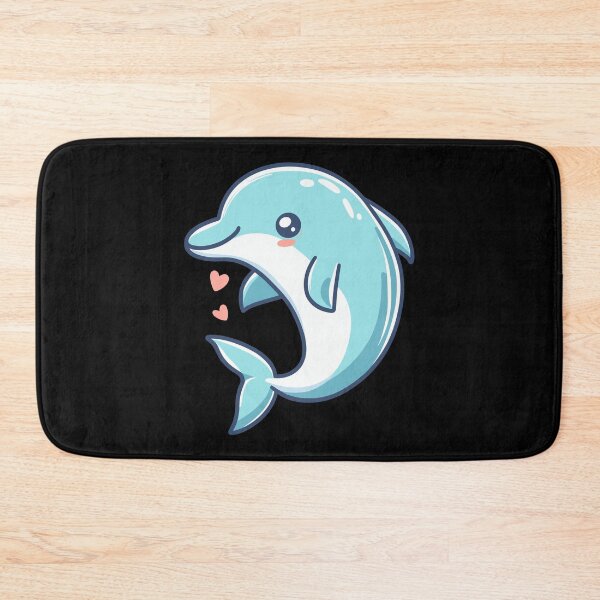 Item preview, Playful Dolphin Cartoon designed and sold by ArtfulWeave.